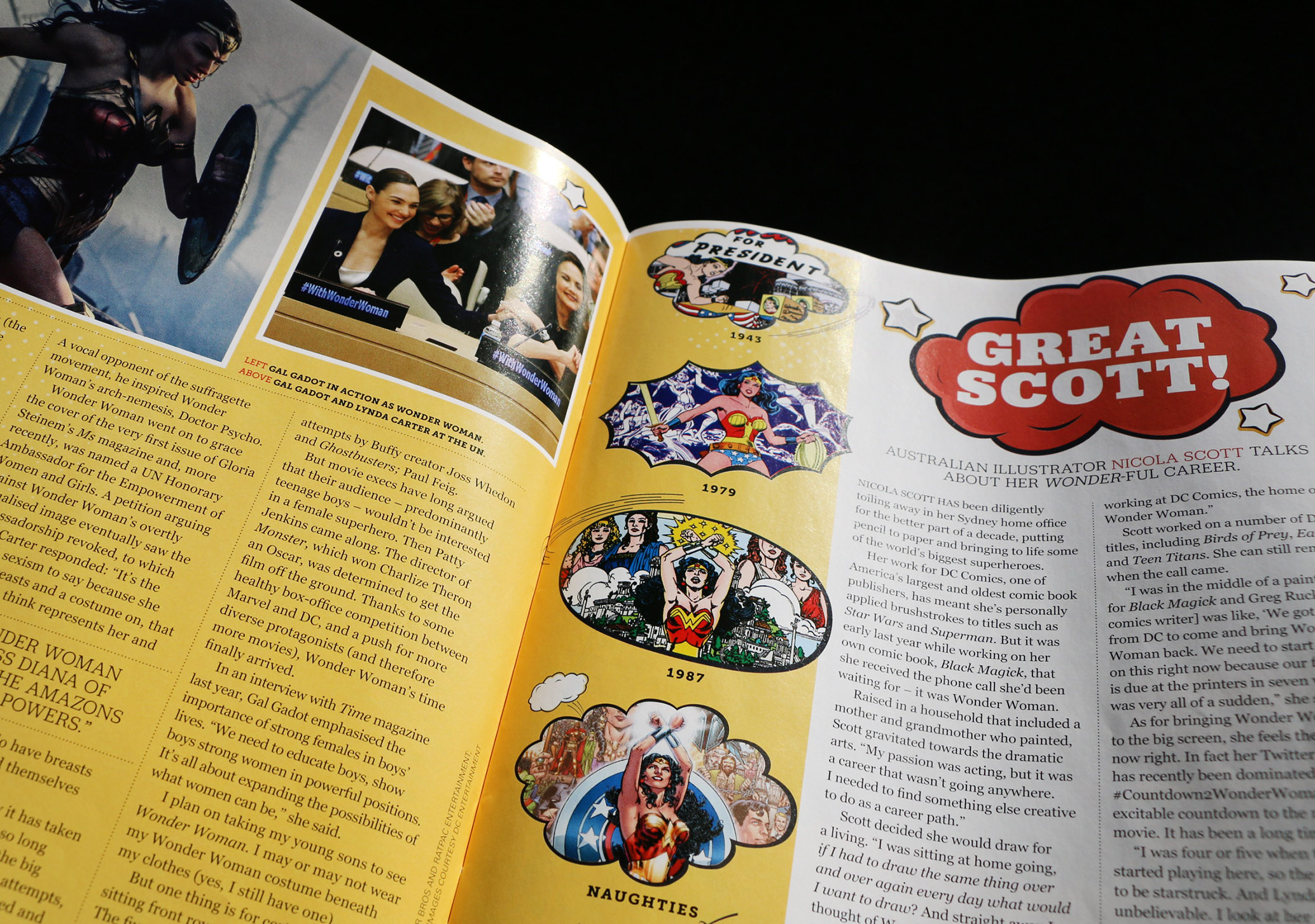 Review Big Issue Magazine Wonder Woman Article Australia