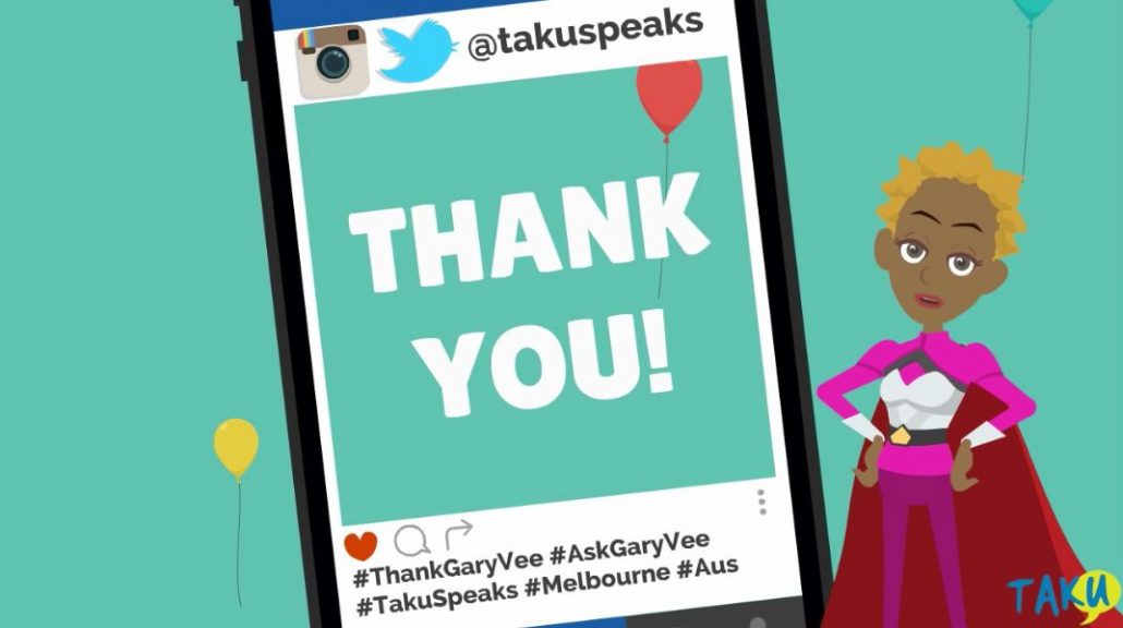 Thank You Gary Vee Melbourne Podcast Taku Mbudzi