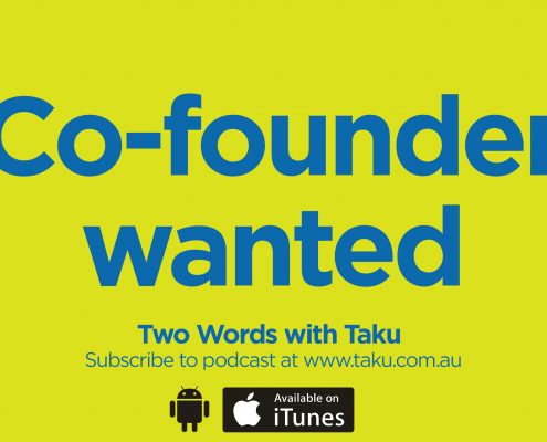 Co-founder wanted Melbourne Production Company Taku